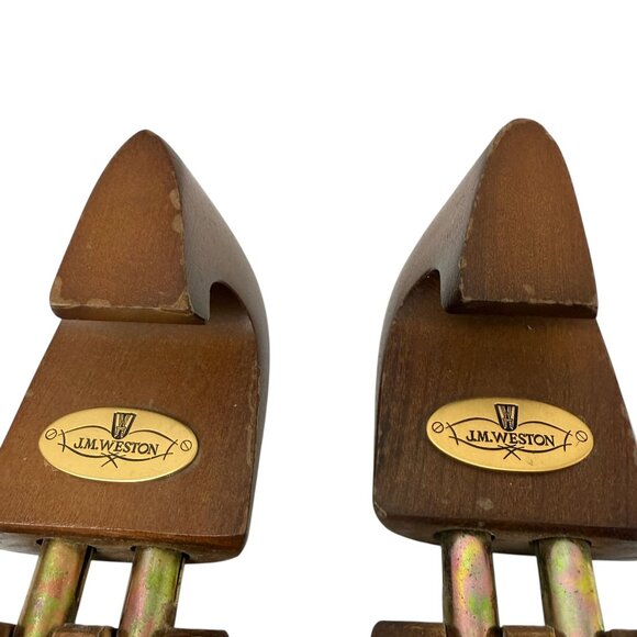 J.M. Weston Mens Shoe Forms Made in France Store Display Wood Shoe Trees - Picture 4 of 13